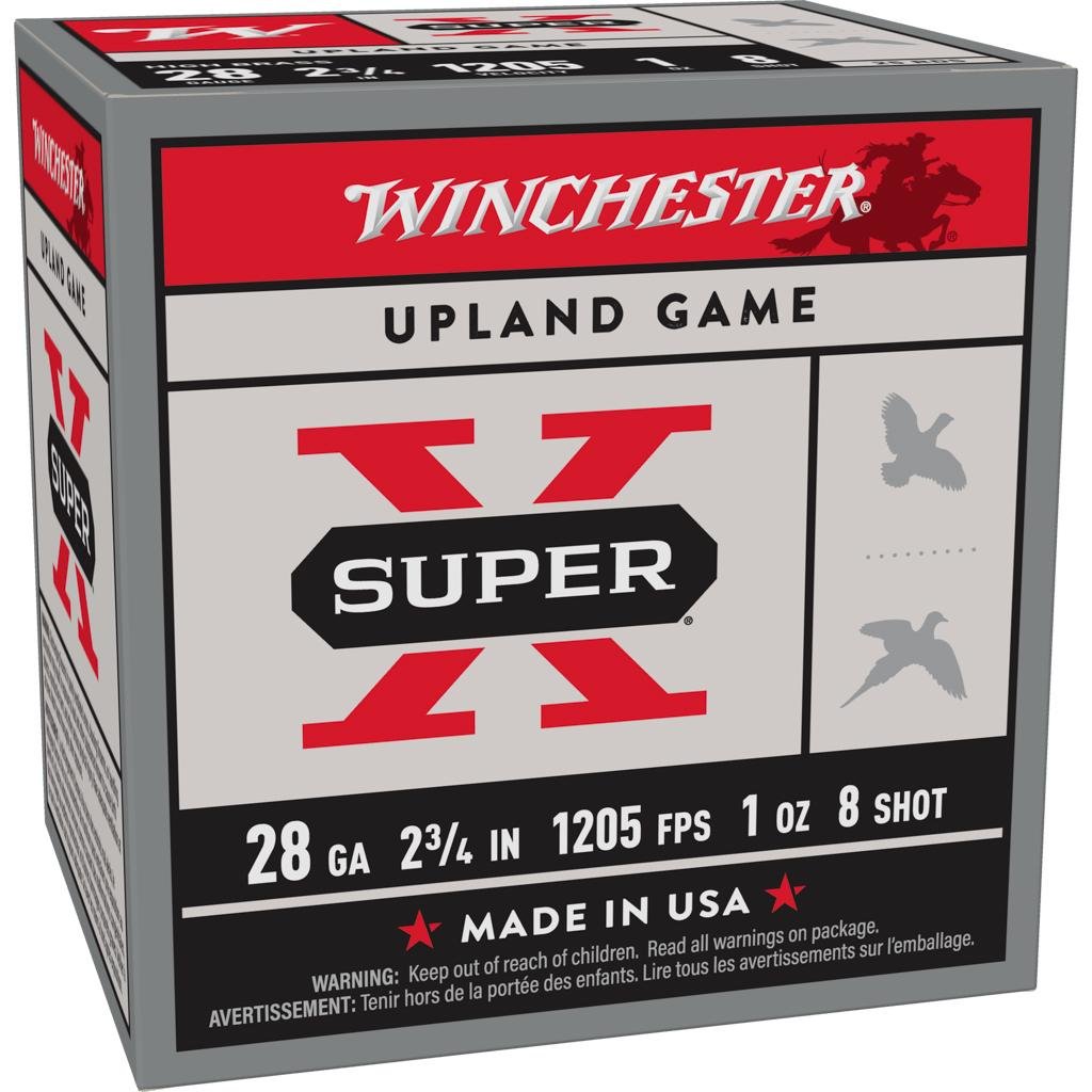 Winchester Super-X 28 ga 2-3/4" 1oz 8 Shot 25 Rnd Box - Winchester - 28 Gauge