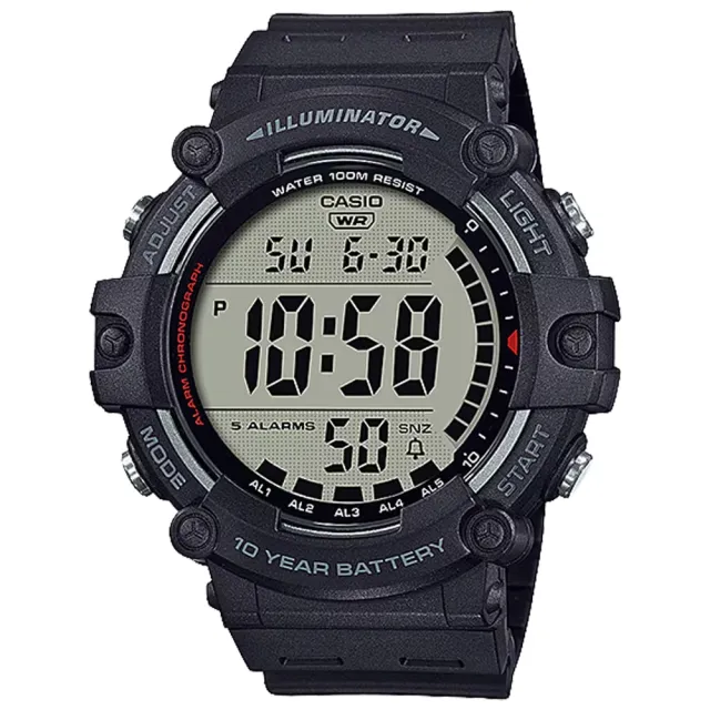 Casio Classic Digital Watch AE1500WH 10-Year Battery Black