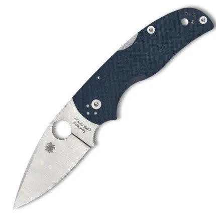Spyderco C41GPCBL5 Native 5 Cobalt Blue G-10 CPM SPY27 Knife - Spyderco