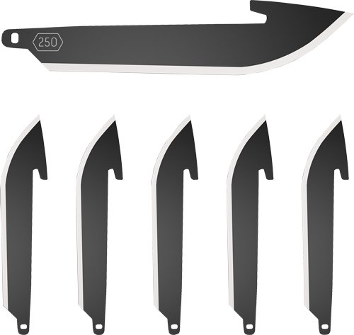 Buy Outdoor Edge RR25K-6C 2.5 In Drop Point Blade Pack Black online