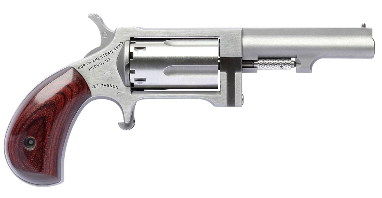 Buy North American Arms SW250 Sidewinder 22 WMR 2.5 in Stainless 5 Shot online