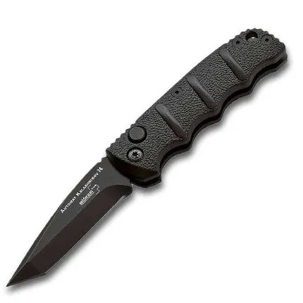 Boker 01KALS97 Plus KALS Mini Auto Tanto Knife D2 Blade Black - Boker