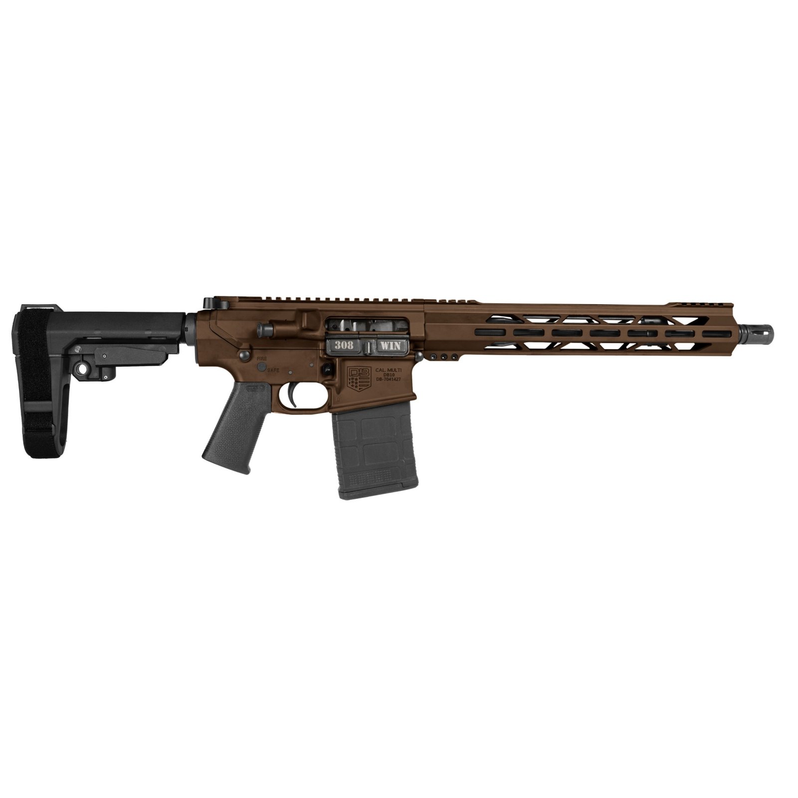 Diamondback DB15 308 WIN 20+1 13.5 Chrome-Moly Midnight Bronze Cerakote