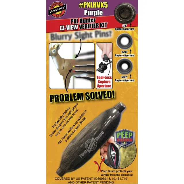 Specialty Archery PXLHVK9 EZ-View Verifier Kit No. 9 Orange Peep Set - Specialty Archery