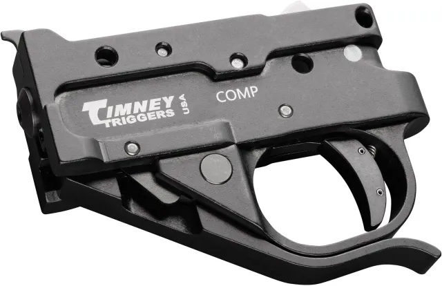 Timney Triggers 10221CCOMP Replacement Trigger Compact Black/Black Drop-In Fits Ruger 10/22 - TIMNEY