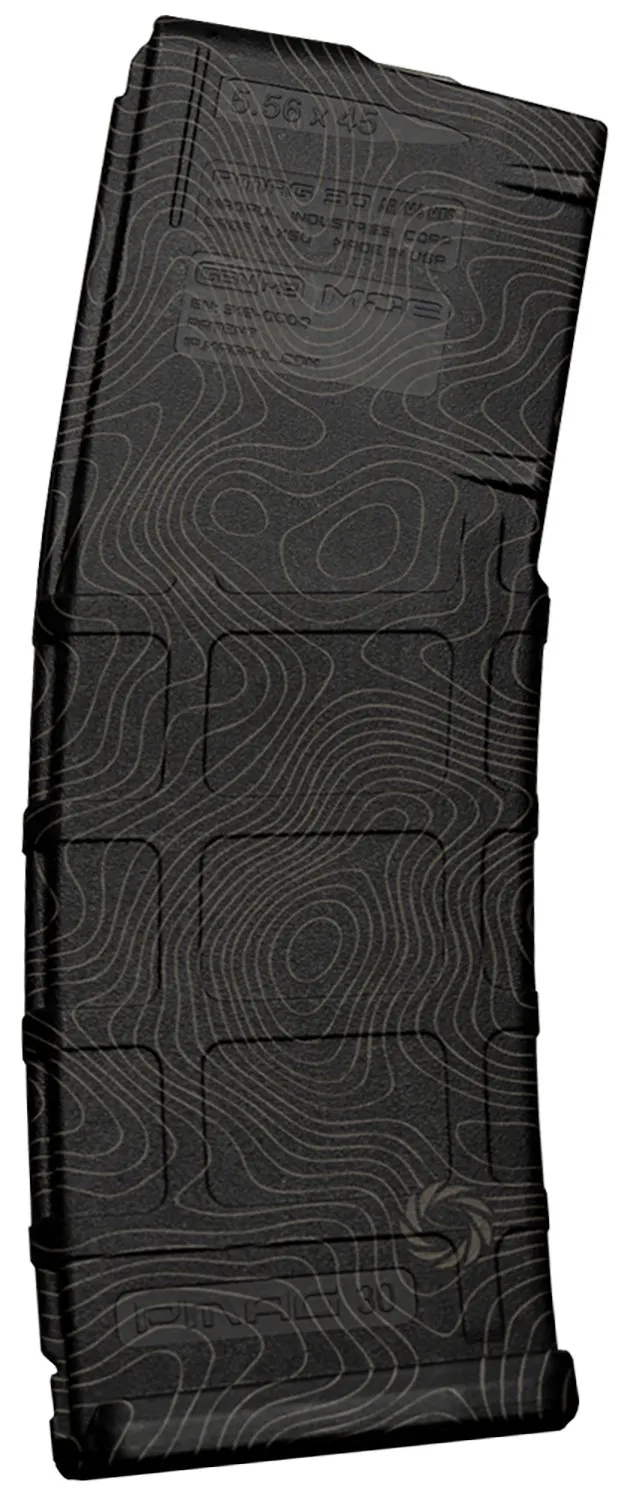 Weapon Works 228053 PMAG GEN M2 MOE 30rd Laser Topo Polymer AR/M4 - WWORKS - 30RD