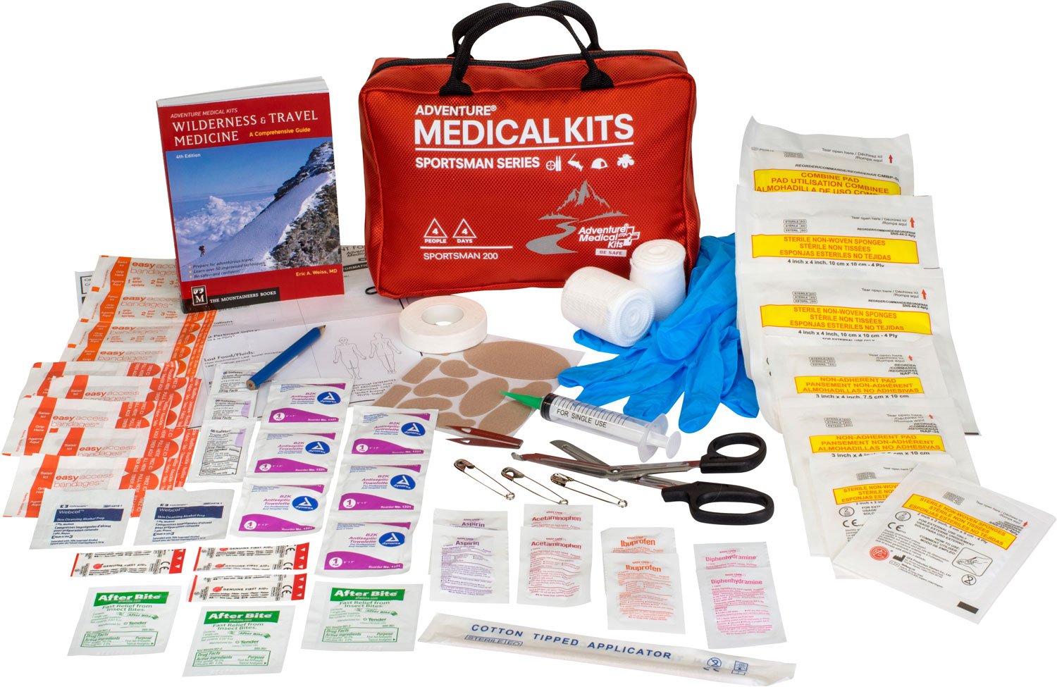 Buy Adventure Medical Kits Sportsman 200 First Aid Kit for 1-4 People online