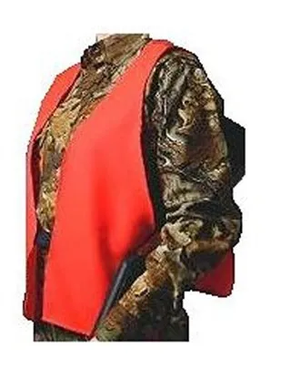 GSM Outdoors Blaze Orange Safety Vest for Hunting Accessories - GSM Outdoors