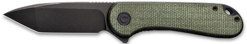 Buy Civivi KNIFE ELEMENTUM 2.96" GREEN MICARTA/BLACK D2 CLAM PK online