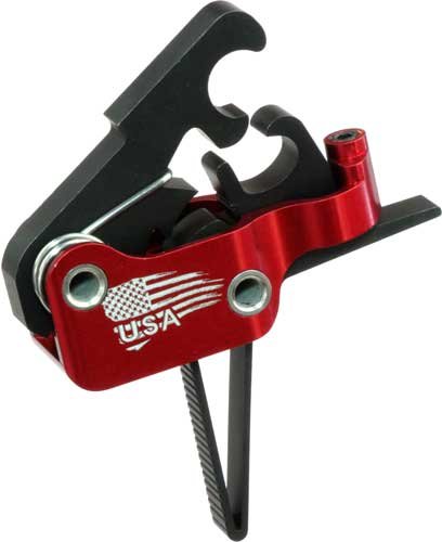 Elftmann Tactical MATCH-S AR-15 Drop-In Trigger Black/Red 2.75-4 lbs - Elftmann Tactical