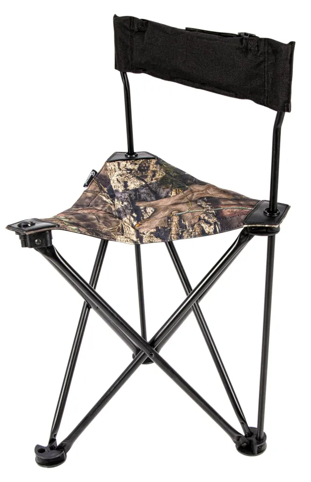 Ameristep AMSAMEFT1013 Tripod Stool Mossy Oak Heavy-Duty Fabric/Steel - AMERISTEP