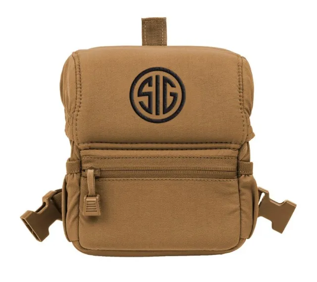 Sig Sauer SOZBH103 Zulu Binocular Harness FDE Medium, Enclosed Design - Sig Sauer