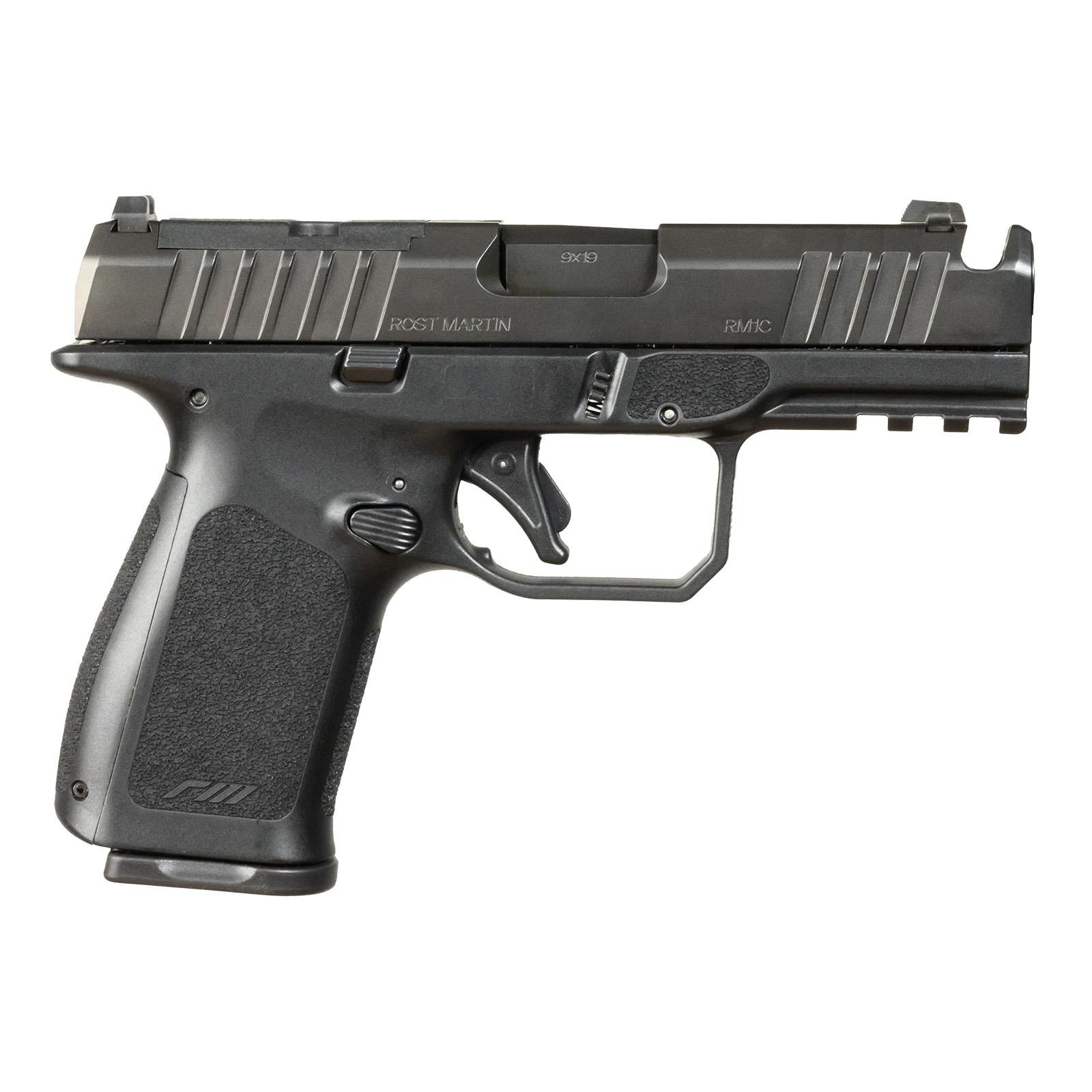 Buy ROST MARTIN RM1C RM1 9MM Made In USA/ Ambi Mag Release/ RMR Plate Included 10+1 4 Hammer Forged Barrel Black online