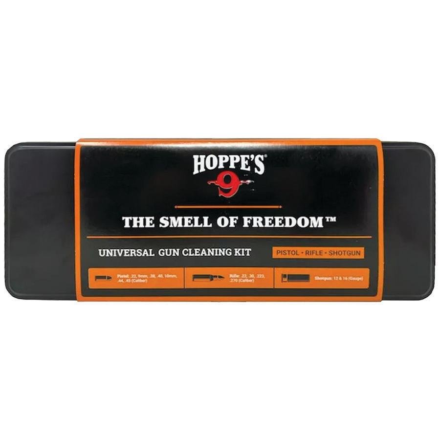 Hoppe's HHTNM22 Universal Gun Cleaning Kit Multi-Caliber Tin Case - Hoppe's
