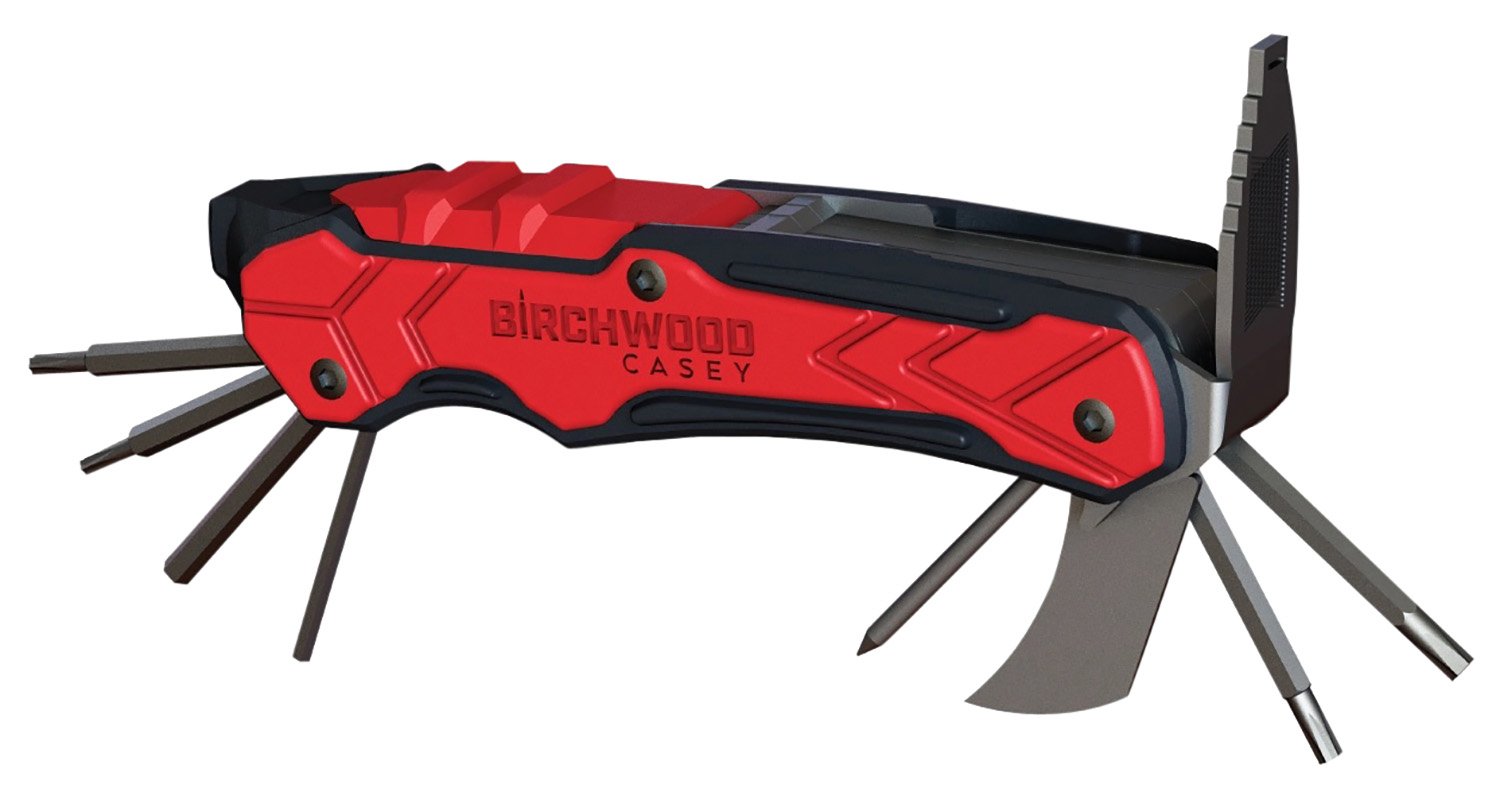 GSM Outdoors UGMT Universal Mount Black/Red Fits Most Rails - GSM Outdoors