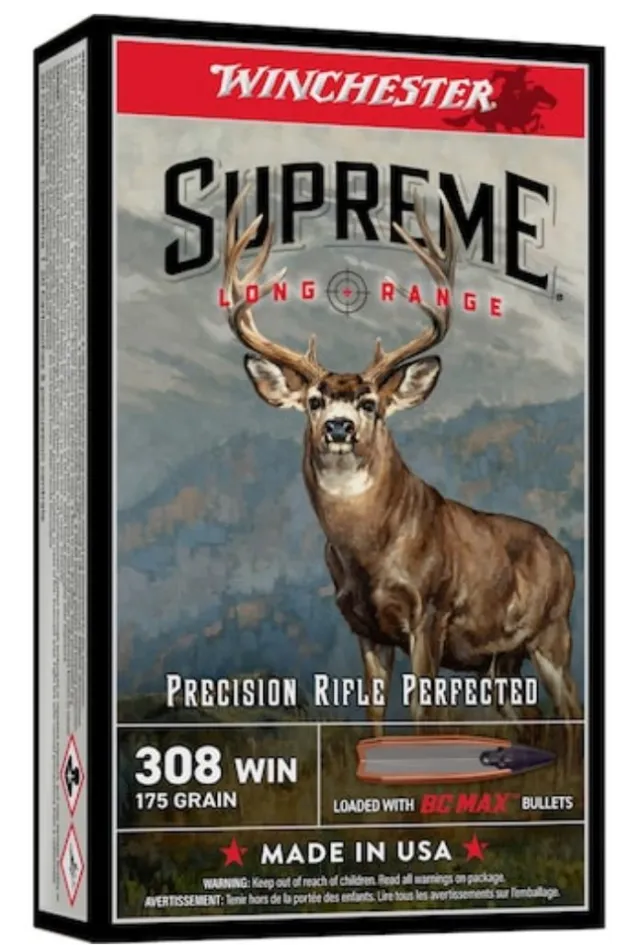 WIN SUPREME LR BC MAX 308WIN 195GR 20/10 - Winchester - .308 WIN