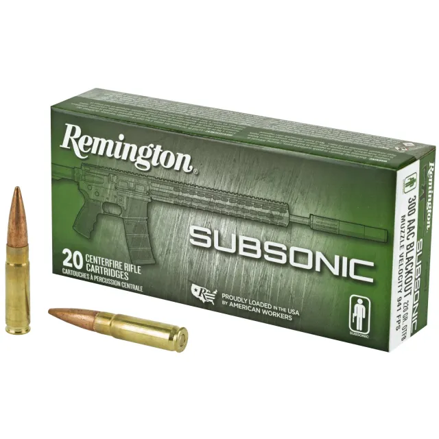 Buy Remington 28430 .300 Blackout 220gr Subsonic Ammo 20 Rounds online