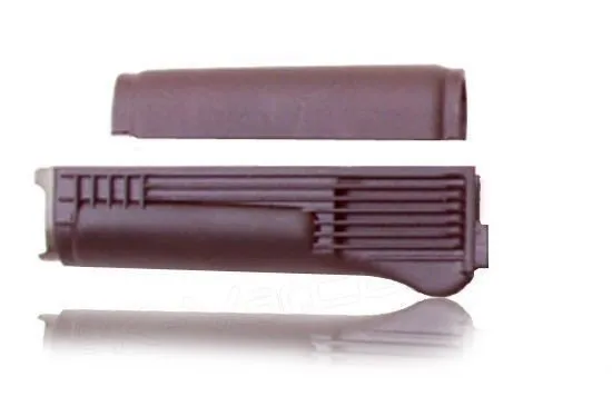 Arsenal Plum Polymer Handguard Set with Stainless Steel Heat Shield for Stamped Receivers - Arsenal