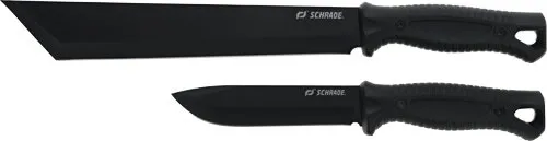 Schrade 1259538 Machete/Knife Combo 26 In 2 Sheaths