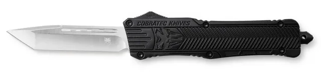 Buy CobraTec Knives LBCTK-1LTNS Tanto D2 Steel OTF Knife Black Handle online