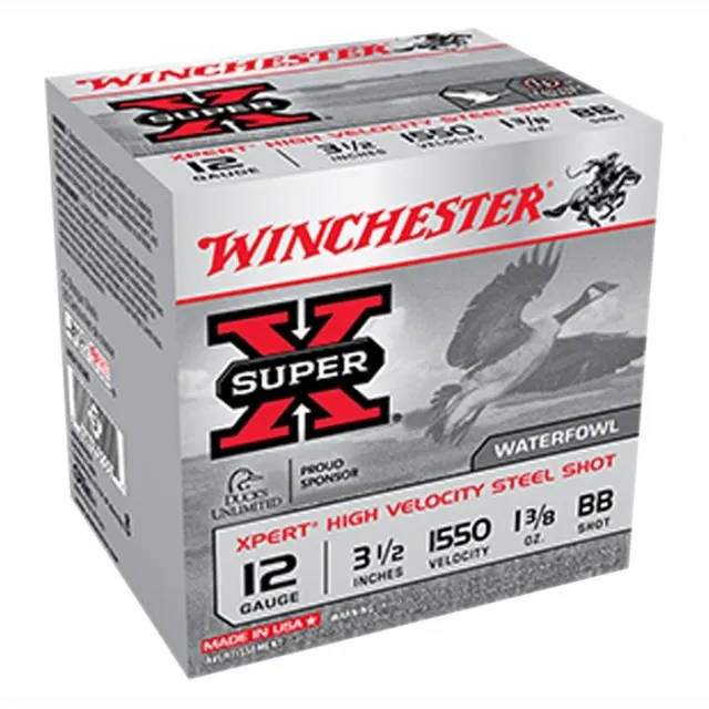 Winchester Super X Xpert High Velocity 12 Gauge 3.50" 1 3/8 oz 1550 fps BB Shot