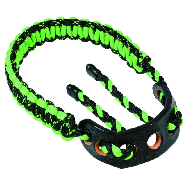 Paradox CC-17 Elite Cobra Bow Sling Black/Neon Green, Leather, Handcrafted - Paradox