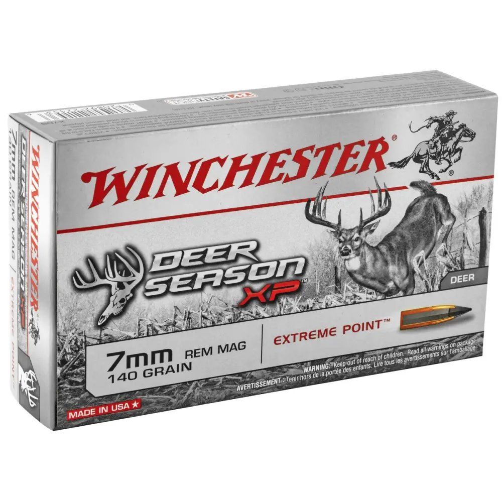Winchester Ammo X7DS Deer Season XP 7mmRemMag 140gr Extreme Point 20 Per - Winchester - 7mm Rem Mag