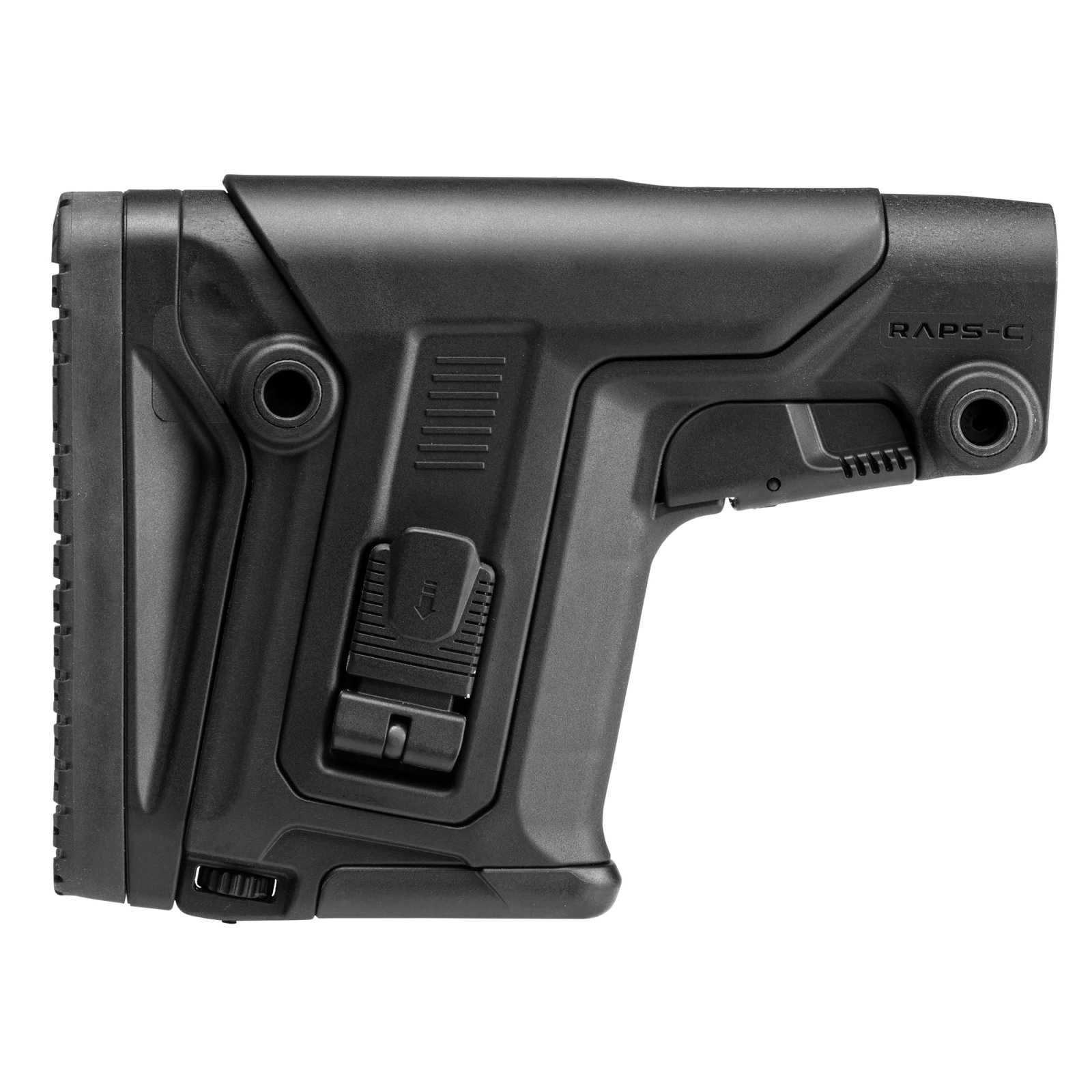 FAB Defense FXRAPSCB RAPS Precision Stock Black Polymer Adjustable LOP - FAB Defense
