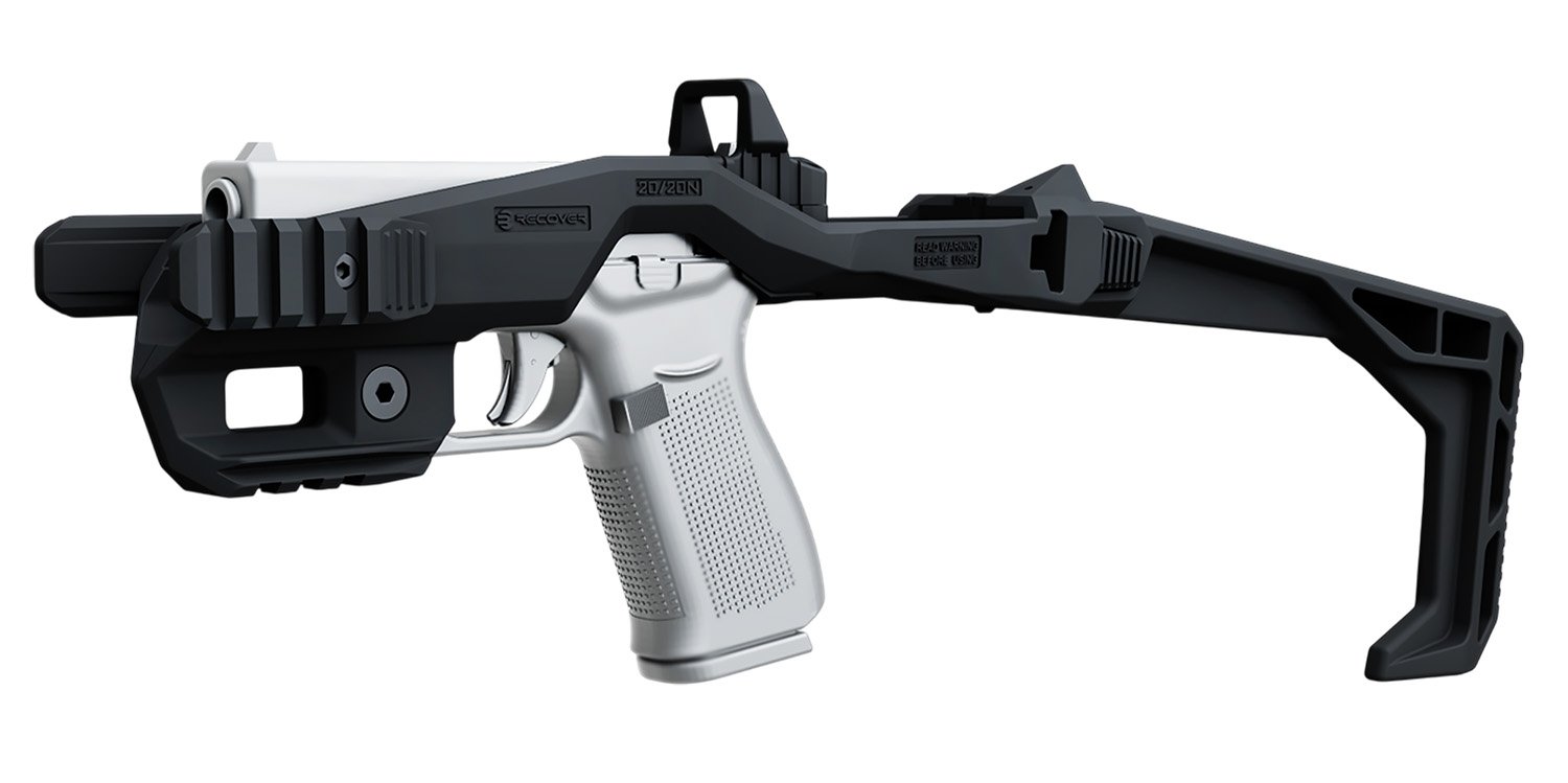 REC 2020N43UR-01 2020N SA43 G7 UR BRACE BLK - Recover Tactical