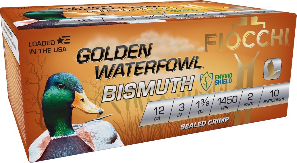 Fiocchi 123GB2 12 Gauge 3 in 1 3/8 oz Bismuth #2 10rd Box - Fiocchi - 12