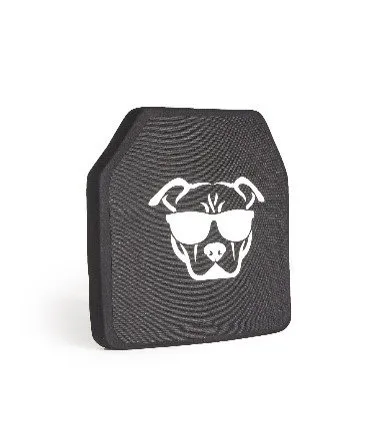 Guard Dog UHMWPE-III-PLATE Level 3 10x12 Ceramic Plate 2.9 lbs Black - GuardDog