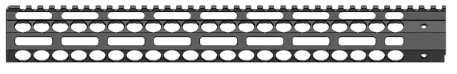 Bowden Tactical J1376013 13In AR-15 Air-Rail M-LOK Black - Bowden Tactical - AIR-RAIL STANDARD 13" FFT
