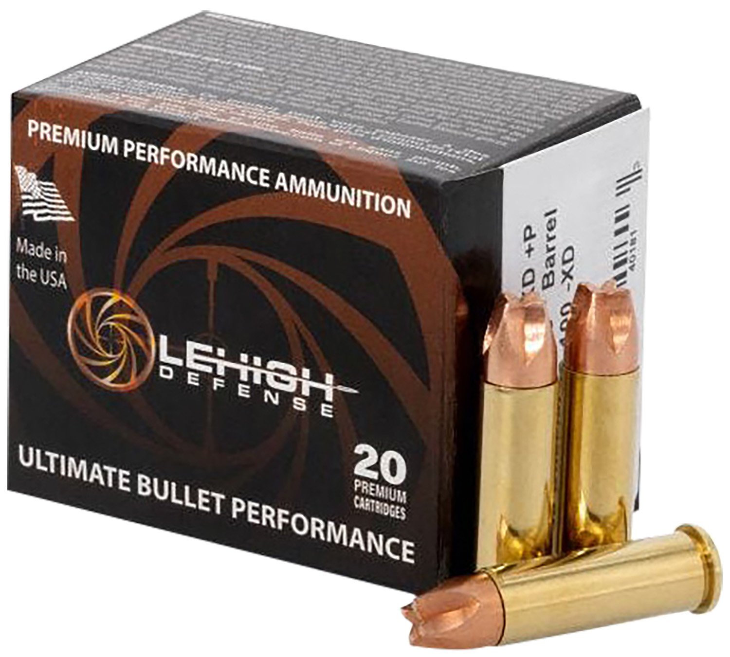 Wilson Combat LA38SP100XD 38 Special+P 100gr Ammo 20/Box - Lehigh Defense - .38 SPECIAL