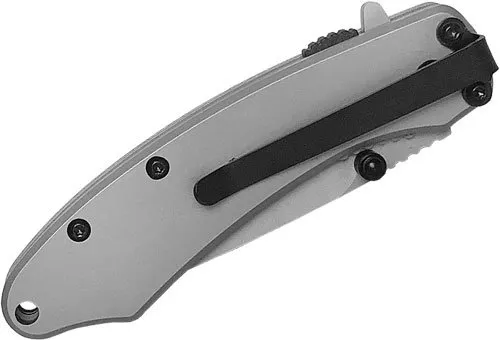 ABKT CC0012 Cattleman's Cutlery Scythe 2.75" Assisted Opener SS Blade - American Buffalo Knife & Tool