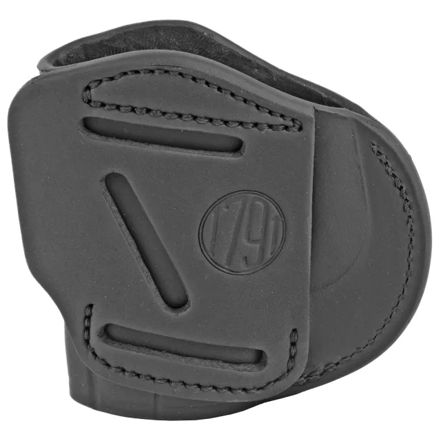 1791 Gunleather 4WH-4-SBL-R Holster Stealth Black Right Hand Size 4 - 1791 Gunleather