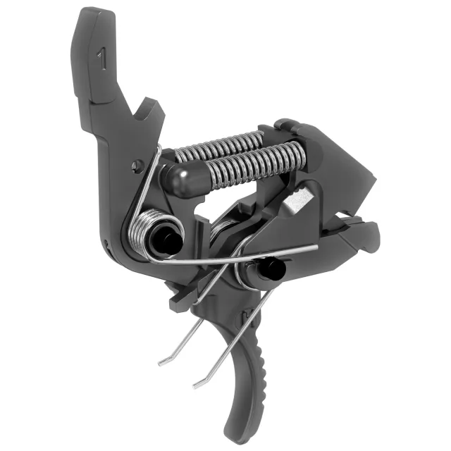 HIPERFIRE X2SM1 2-Stage Trigger, 3.5-4 lb Pull, Curved, Black Finish - Hiperfire