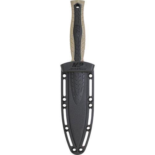 Smith & Wesson SWMPF3BR Fixed 4.7 In Spear Point Blade Rubber Handle - Smith & Wesson