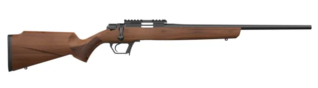 Retay USA ASD22-SWAL-20 Asend Hunter 22 LR 10+1 20" Black Heavy Barrel, Black Chrome Receiver w/Picatinny Rail, Turkish Walnut Fixed Stock