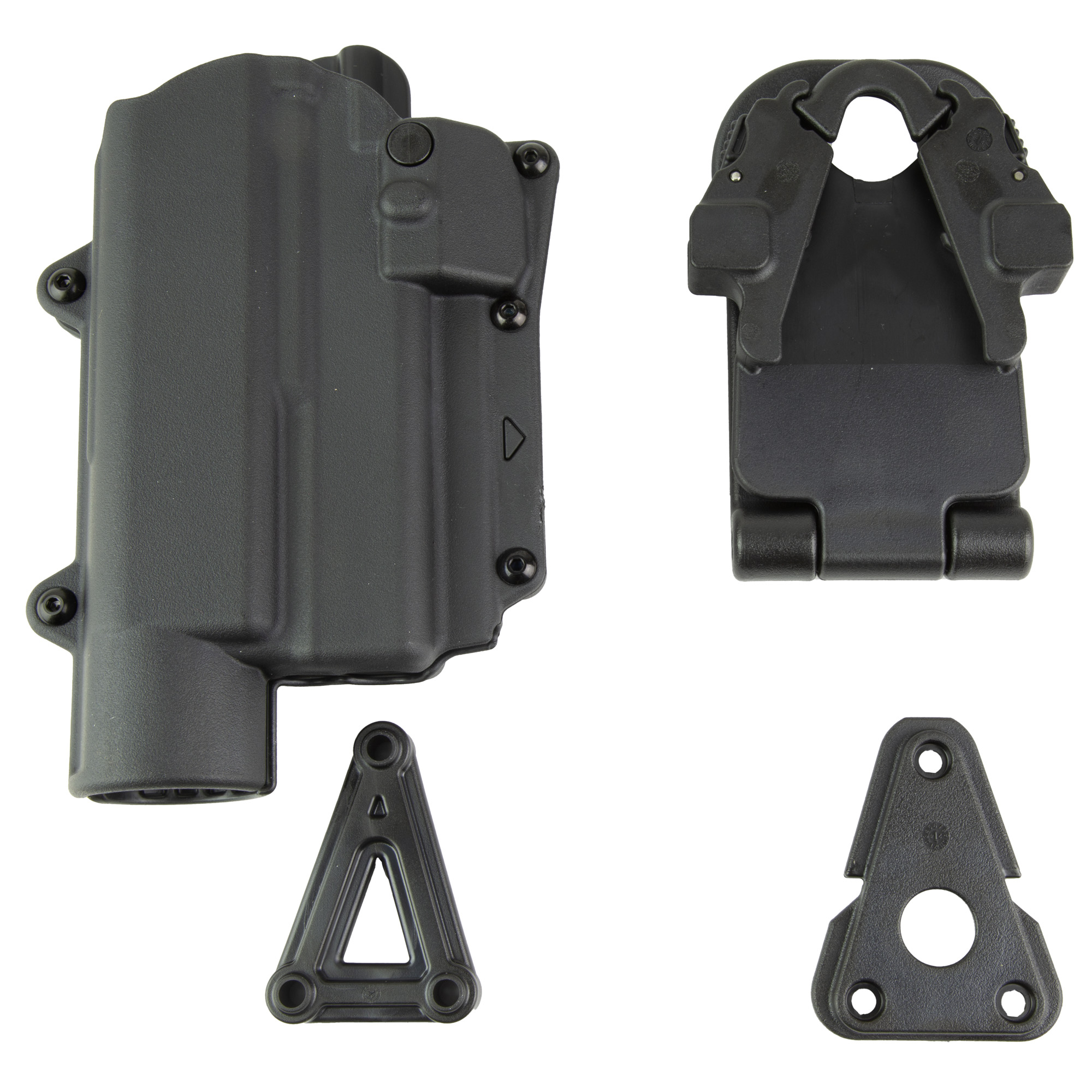 Rapid Force R2-B-0057-BK-RH-LL-A0 Level 2 Duty Holster GLOCK 19/17 Black - Rapid Force