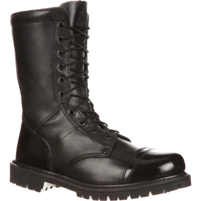 Rocky International Side Zipper Jump Boot Black 10M Combat - Rocky International