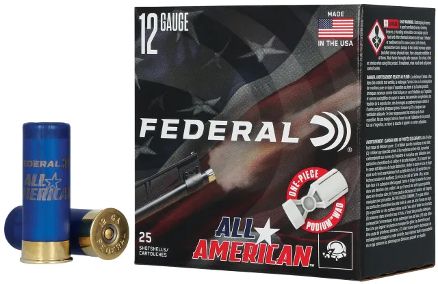 Buy Federal FAA12HC75 All-American 12Gauge 2.75" 1 1/8oz 7.5Shot 25 Per Box/10 Case online