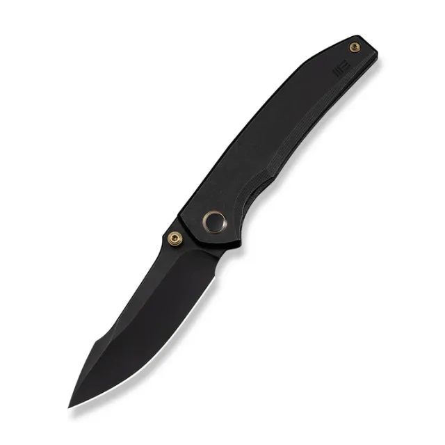We Knife Ryson 3.33In M390 Black Stonewashed Blade Titanium Handle - We Knife