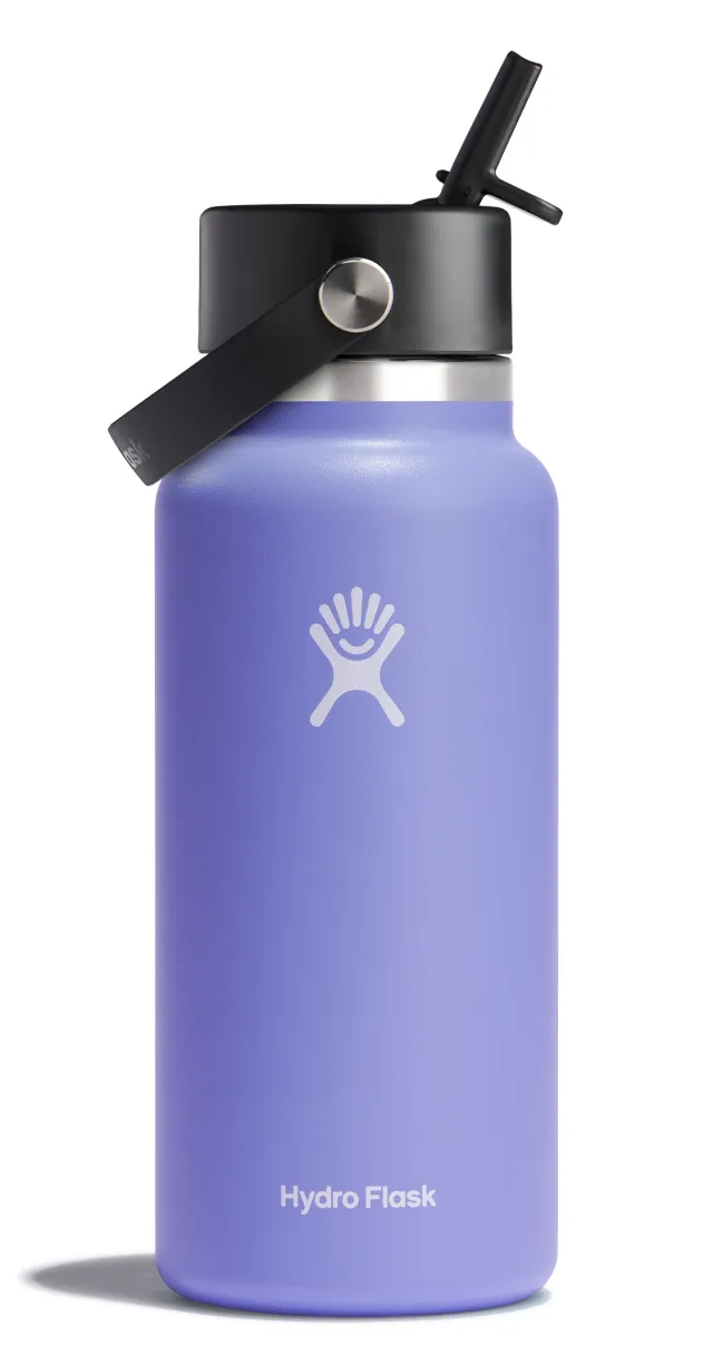 Hydro Flask Wide Mouth Insulated Water Bottle Flex Straw Cap - Hydro Flask
