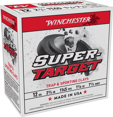 Winchester Target 12GA 1145FPS 1-1/8oz #7.5 250rd Case - Winchester - 12 Gauge