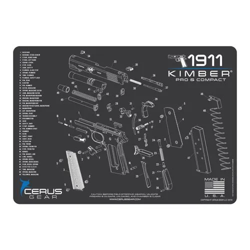 Cerus Gear HM-KIM-1911-SCH-GRY Universal 17 In Charcoal/Cerus Blue
