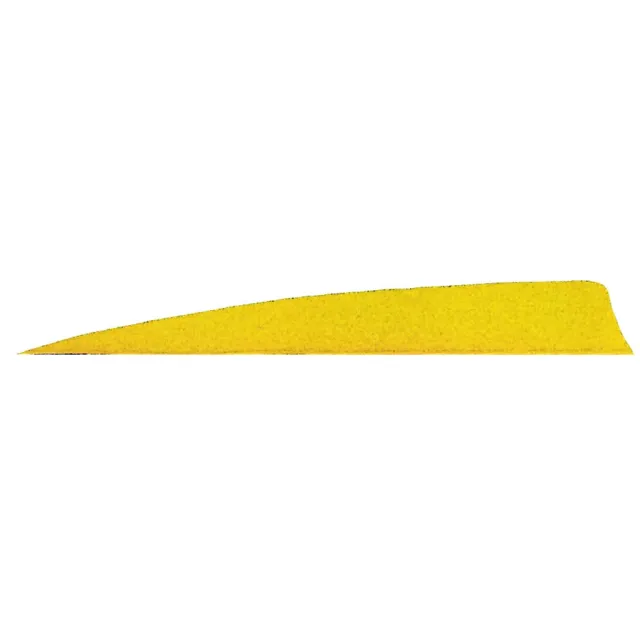 Buy Gateway 500RSSFY-50 Shield Cut Feathers Neon Yellow 5" RW 50 Pack online