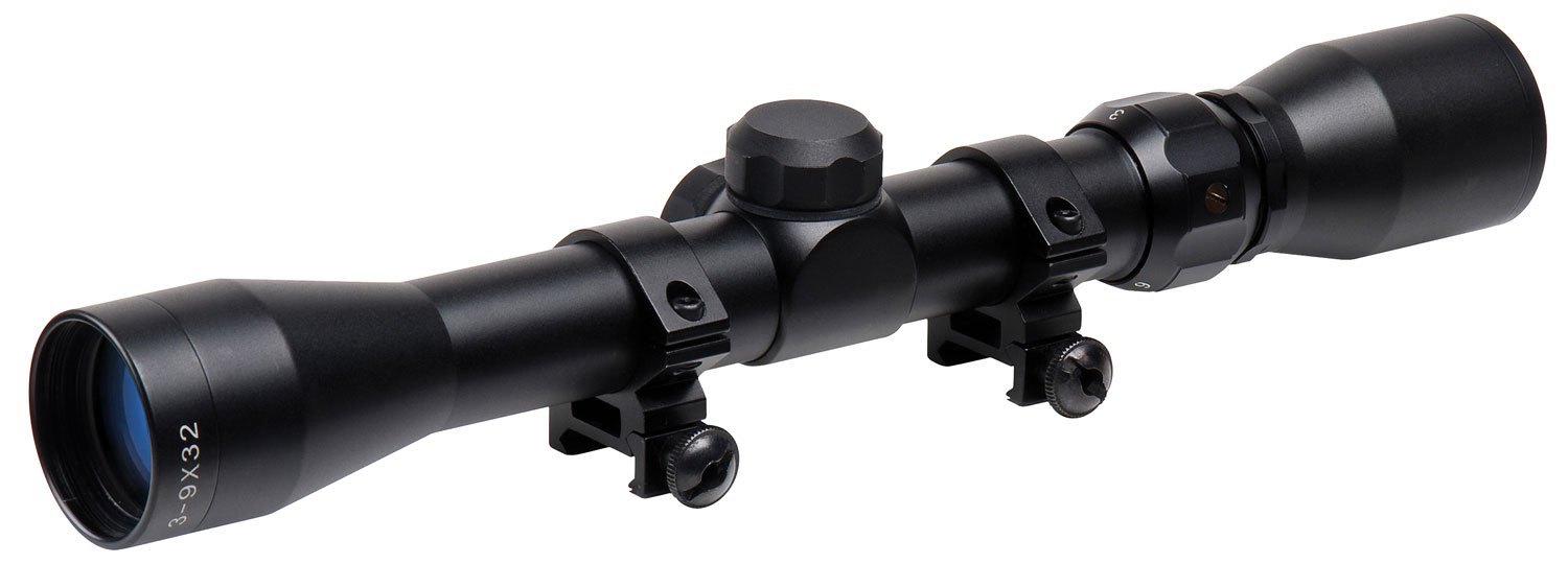 TruGlo TG853932B Trushot 3-9x32mm Scope Duplex Reticle Black Anodized - TRU Ball - 32MM
