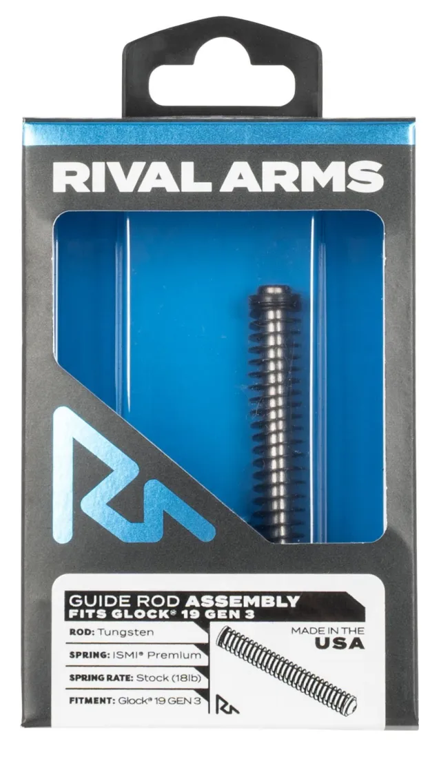 Rival Arms RA50G201T Tungsten Guide Rod Assembly for Glock 19 Gen3 - Rival Arms