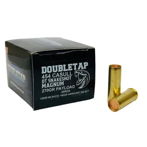 Double Tap Ammunition DT SnakeShot 454 Casull 270gr 20/ct - Double Tap Ammunition