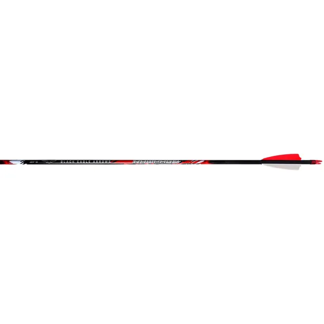 Black Eagle 33831 Rampage Arrows .003 350 2.5" Shield Cut 6 Pack - Black Eagle